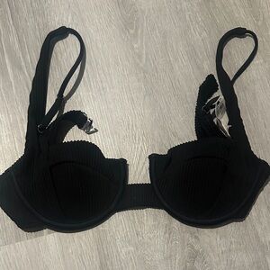 Ron Jon Elegant Black Underwire swim suit top